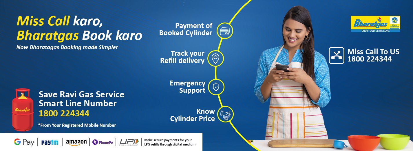 Ravi Gas Service Banner
